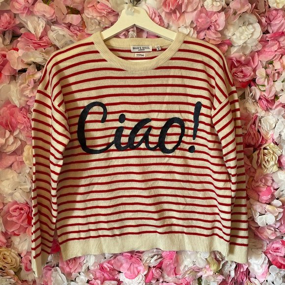Brave Soul London Ciao! Sweater Sz XS (10) - Picture 1 of 7